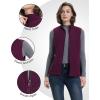 image33000ft Womens Fleece Vest Lightweight Warm Polar Soft Vests Outerwear with Zip Up Pockets Sleeveless Jacket for WinterDark Fuchsia