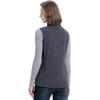 image33000ft Womens Fleece Vest Lightweight Warm Polar Soft Vests Outerwear with Zip Up Pockets Sleeveless Jacket for WinterDark Grey Heather