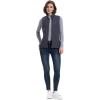 image33000ft Womens Fleece Vest Lightweight Warm Polar Soft Vests Outerwear with Zip Up Pockets Sleeveless Jacket for WinterDark Grey Heather