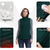 image33000ft Womens Fleece Vest Lightweight Warm Polar Soft Vests Outerwear with Zip Up Pockets Sleeveless Jacket for WinterForest Green