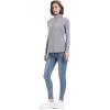 image33000ft Womens Fleece Vest Lightweight Warm Polar Soft Vests Outerwear with Zip Up Pockets Sleeveless Jacket for WinterLight Grey