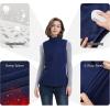 image33000ft Womens Fleece Vest Lightweight Warm Polar Soft Vests Outerwear with Zip Up Pockets Sleeveless Jacket for WinterNavy
