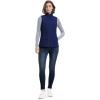 image33000ft Womens Fleece Vest Lightweight Warm Polar Soft Vests Outerwear with Zip Up Pockets Sleeveless Jacket for WinterNavy