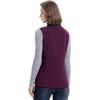 image33000ft Womens Fleece Vest Lightweight Warm Polar Soft Vests Outerwear with Zip Up Pockets Sleeveless Jacket for WinterWine