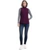 image33000ft Womens Fleece Vest Lightweight Warm Polar Soft Vests Outerwear with Zip Up Pockets Sleeveless Jacket for WinterWine