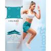 image33000ft Womens Golf Shorts 5 Inch Inseam Quick Dry Ladies Stretch Packable Hiking Casual with 4 PocketsBlue Green