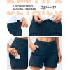 image33000ft Womens Golf Shorts 5 Inch Inseam Quick Dry Ladies Stretch Packable Hiking Casual with 4 PocketsCeramic Blue