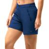 image33000ft Womens Golf Shorts 5 Inch Inseam Quick Dry Ladies Stretch Packable Hiking Casual with 4 PocketsDeep Blue