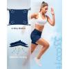image33000ft Womens Golf Shorts 5 Inch Inseam Quick Dry Ladies Stretch Packable Hiking Casual with 4 PocketsDeep Blue