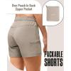 image33000ft Womens Golf Shorts 5 Inch Inseam Quick Dry Ladies Stretch Packable Hiking Casual with 4 PocketsFossil
