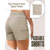 image33000ft Womens Golf Shorts 5 Inch Inseam Quick Dry Ladies Stretch Packable Hiking Casual with 4 PocketsTaupe
