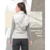 image33000ft Womens Hooded Lightweight Softshell Vest Fleece Lined Windproof Zip Up Sleeveless Jacket for Hiking Golf RunningIvory