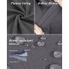 image33000ft Womens Hooded Lightweight Softshell Vest Fleece Lined Windproof Zip Up Sleeveless Jacket for Hiking Golf RunningLight Grey