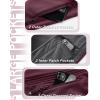 image33000ft Womens Hooded Lightweight Softshell Vest Fleece Lined Windproof Zip Up Sleeveless Jacket for Hiking Golf RunningRed Wine