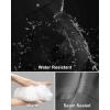 image33000ft Womens Insulated Snow Pants Waterproof Snowboard Ski Pants with Boot GaitersBlack