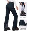 image33000ft Womens Insulated Snow Pants Waterproof Snowboard Ski Pants with Boot GaitersBlue
