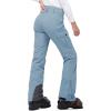 image33000ft Womens Insulated Snow Pants Waterproof Snowboard Ski Pants with Boot GaitersLight Blue