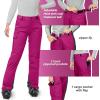 image33000ft Womens Insulated Snow Pants Waterproof Snowboard Ski Pants with Boot GaitersRose