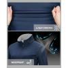 image33000ft Womens Lightweight Softshell Jacket Fleece Lined Windbreaker Waterproof Warm Jacket for Running Golf HikingBlue