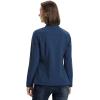 image33000ft Womens Lightweight Softshell Jacket Fleece Lined Windbreaker Waterproof Warm Jacket for Running Golf HikingBlue