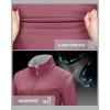 image33000ft Womens Lightweight Softshell Jacket Fleece Lined Windbreaker Waterproof Warm Jacket for Running Golf HikingDusty Rose