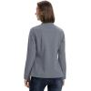 image33000ft Womens Lightweight Softshell Jacket Fleece Lined Windbreaker Waterproof Warm Jacket for Running Golf HikingGrey