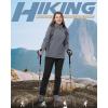 image33000ft Womens Lightweight Softshell Jacket Fleece Lined Windbreaker Waterproof Warm Jacket for Running Golf HikingGrey