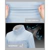 image33000ft Womens Lightweight Softshell Jacket Fleece Lined Windbreaker Waterproof Warm Jacket for Running Golf HikingLight Blue