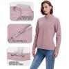 image33000ft Womens Lightweight Softshell Jacket Fleece Lined Windbreaker Waterproof Warm Jacket for Running Golf HikingPale Rosy