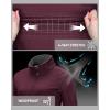image33000ft Womens Lightweight Softshell Jacket Fleece Lined Windbreaker Waterproof Warm Jacket for Running Golf HikingWine