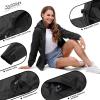 image33000ft Womens Rain Jacket Waterproof Lightweight Packable Raincoat with Hood for Golf Hiking Travel WindbreakerBlack