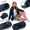 image33000ft Womens Rain Jacket Waterproof Lightweight Packable Raincoat with Hood for Golf Hiking Travel WindbreakerDark Blue