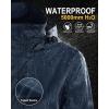 image33000ft Womens Rain Jacket Waterproof Lightweight Packable Raincoat with Hood for Golf Hiking Travel WindbreakerDark Blue