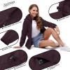 image33000ft Womens Rain Jacket Waterproof Lightweight Packable Raincoat with Hood for Golf Hiking Travel WindbreakerDark Red