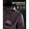 image33000ft Womens Rain Jacket Waterproof Lightweight Packable Raincoat with Hood for Golf Hiking Travel WindbreakerDark Red