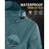 image33000ft Womens Rain Jacket Waterproof Lightweight Packable Raincoat with Hood for Golf Hiking Travel WindbreakerDenim Blue