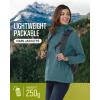 image33000ft Womens Rain Jacket Waterproof Lightweight Packable Raincoat with Hood for Golf Hiking Travel WindbreakerDenim Blue