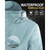 image33000ft Womens Rain Jacket Waterproof Lightweight Packable Raincoat with Hood for Golf Hiking Travel WindbreakerFog Blue