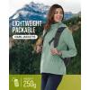 image33000ft Womens Rain Jacket Waterproof Lightweight Packable Raincoat with Hood for Golf Hiking Travel WindbreakerLight Green