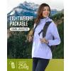 image33000ft Womens Rain Jacket Waterproof Lightweight Packable Raincoat with Hood for Golf Hiking Travel WindbreakerLight Purple
