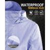 image33000ft Womens Rain Jacket Waterproof Lightweight Packable Raincoat with Hood for Golf Hiking Travel WindbreakerLight Purple