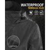 image33000ft Womens Rain Jacket Waterproof Lightweight Packable Raincoat with Hood for Golf Hiking Travel WindbreakerMid Grey