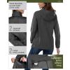image33000ft Womens Rain Jacket Waterproof Lightweight Packable Raincoat with Hood for Golf Hiking Travel WindbreakerMid Grey