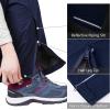 image33000ft Womens Rain Pants Lightweight Waterproof Rain Over Pants Windproof Hiking Pants for Outdoor Fishing Rainy DayBlue