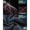 image33000ft Womens Rain Pants Lightweight Waterproof Rain Over Pants Windproof Hiking Pants for Outdoor Fishing Rainy DayDark Red