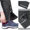 image33000ft Womens Rain Pants Lightweight Waterproof Rain Over Pants Windproof Hiking Pants for Outdoor Fishing Rainy DayGrey