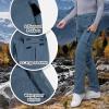image33000ft Womens Rain Pants Waterproof Lightweight Breathable Rain Overall Hiking PantsGray Blue