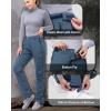 image33000ft Womens Rain Pants Waterproof Lightweight Breathable Rain Overall Hiking PantsGray Blue
