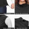 image33000ft Womens Running Vest Fleece Lined Zip Up Windproof Lightweight Softshell Vests Outerwear for Golf Hiking SportsBlack