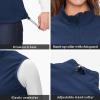 image33000ft Womens Running Vest Fleece Lined Zip Up Windproof Lightweight Softshell Vests Outerwear for Golf Hiking SportsBlue
